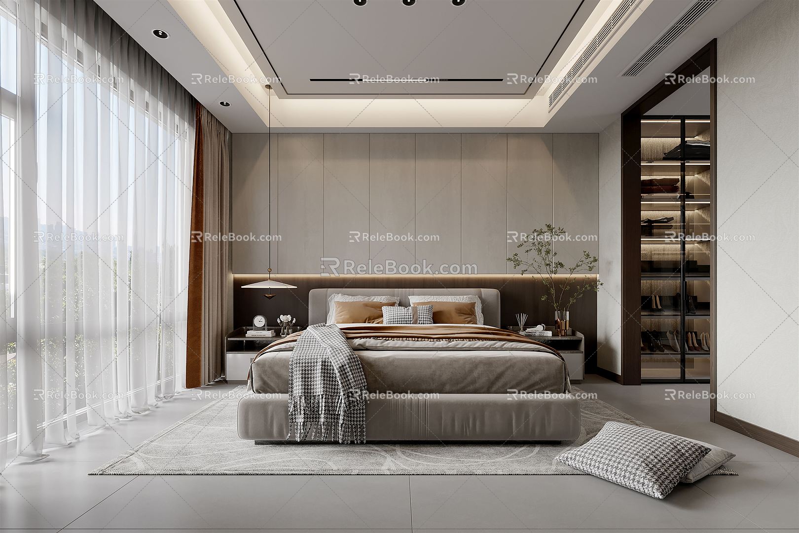 Modern Bedroom 3d model