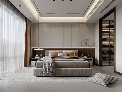 Modern Bedroom 3d model