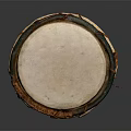Traditional Handcrafted Musical Instrument Drum Featuring Leather Head And Rope Bindings