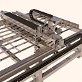 Automatic welding equipment welding coordinates Mach 3d model