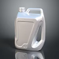 Sleek Silver Household Oil Container With Ergonomic Handle And Secure Cap For Daily Use