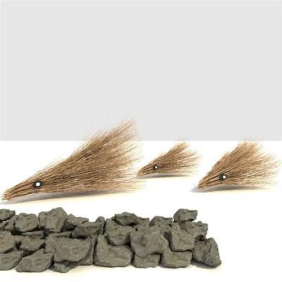 Modern stone landscape sketch 3d model Modern stone landscape sketch 3d model