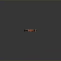 Red Rustic Wrench Tool With Metallic Finish On Dark Background