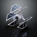 Modern Fighter Fighter Fighter Science Fiction Fighter Science Fiction Fighter Space Fighter 3d model