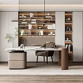 Modern study 3d model