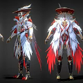 Modern Clown Virtual Characters Evil Clown Anime Characters Comic Virtual Characters 3d model
