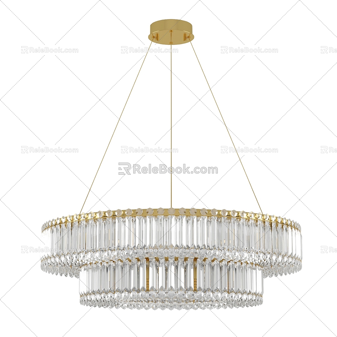 Simple Light Luxury Crystal Chandelier model