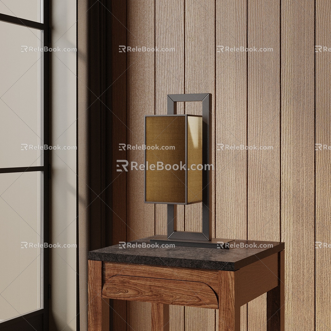 Modern table lamp 3d model