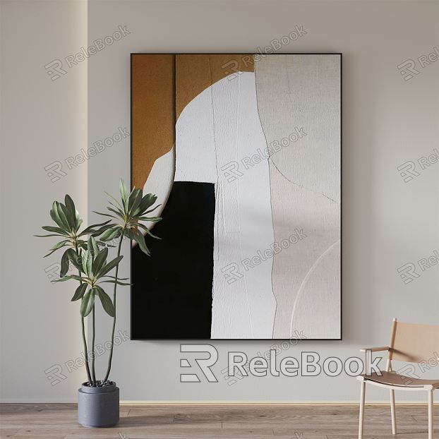 Modern Abstract Painting Simple Hanging Painting model