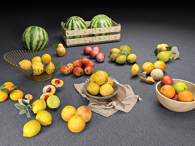 Modern fruit model