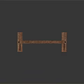 Hanging Decorative Blackboard Easel with Wooden Stand and Smooth Writing Surface
