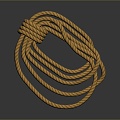 Rope pile rope hemp rope group rope life supplies construction supplies life-saving supplies 3d model