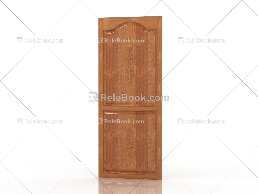 American door interior door 3d model