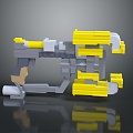 Science Fiction Weapon Electric Plasma Pistol Future Weapon Science Fiction Equipment Game Equipment Science Fiction War Science Fiction Equipment 3d model