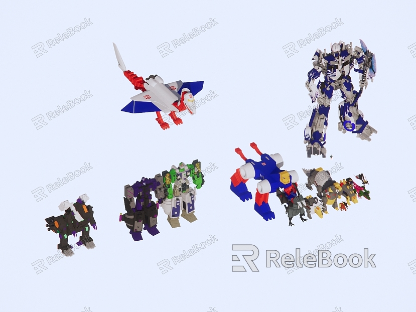 Toy Robot Lego Toy Car Toy Plane Transformers model