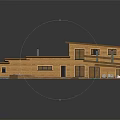 Stylish Wooden House With Black Roof Patio Multiple Wings And Large Glass Windows