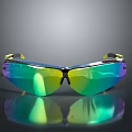 Safety Goggles With Colorful Reflective Lenses And Sturdy Protective Frame Design