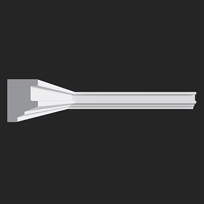 Elegant Gypsum Molding Design For Home Interior Wall And Ceiling Decoration 3d model