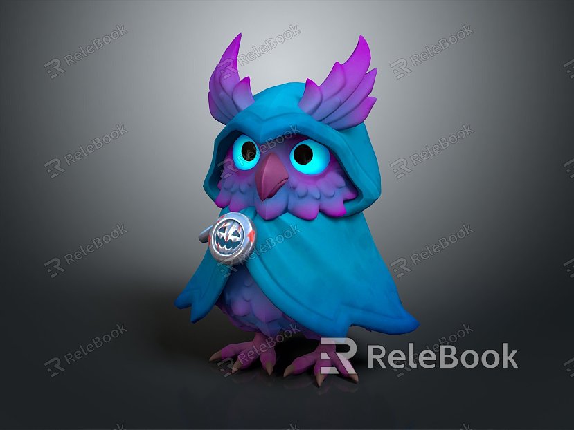 Modern owl grimace owl long-eared owl Wulin owl model