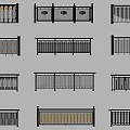 Various Fence Design Styles With Decorative Panels And Horizontal Slats