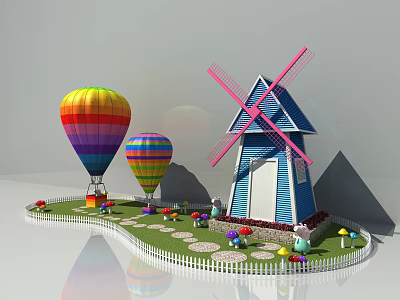 Modern Beauty Chen 3d model