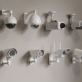 04 Projection Modern Projection Surveillance Camera 3d model