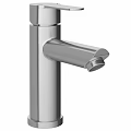 Sleek Modern Stainless Steel Faucet With Polished Chrome Finish And Minimalist Design