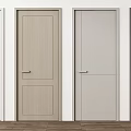 Modern Hinged Doors In Various Colors For Home Interior Design 3d model