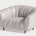 Modern Single Sofa Single Leisure Chair 3d model