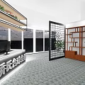 Modern Billiard Room With Wooden Furniture Comfortable Lighting And Leisure Space