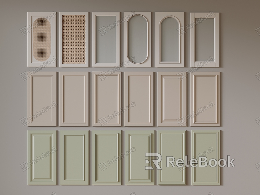 French door panel model