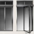 modern window bay window 3d model