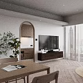 Modern Bedroom Interior Design With White Wardrobe Bed Wall Art And Neutral Tones