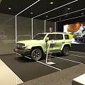 Great Wall Motors 4S Dealership Modern Exterior With Glass Facade And Displayed Cars
