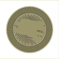 Intricate Eagle Engraved Gold Coin With God Bless America TRB 2024 Stars And Radiant Design