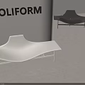 Poliform Modern Lounge Chairs White And Black Minimalist Design Interior Furniture