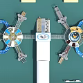Unique Kindergarten Design With Alien Shaped Platforms Flying Saucer Structure Sky Bridge And Playful Courtyard