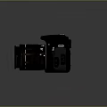 Professional Canon EOS Digital Camera Featuring Tamron Lens And Battery Grip Accessory