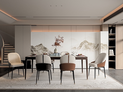 New Chinese Restaurant Dining Table and Chair model