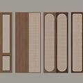 Stylish Wooden Wardrobe Doors With Modern Panel Designs And Various Shape Options