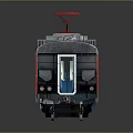 moving rail car subway car train car train car train light rail subway high-speed rail 3d model
