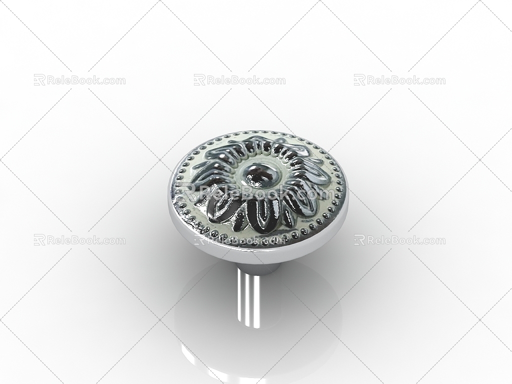 European classical handle 3d model