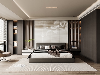 Light Luxury Bedroom model