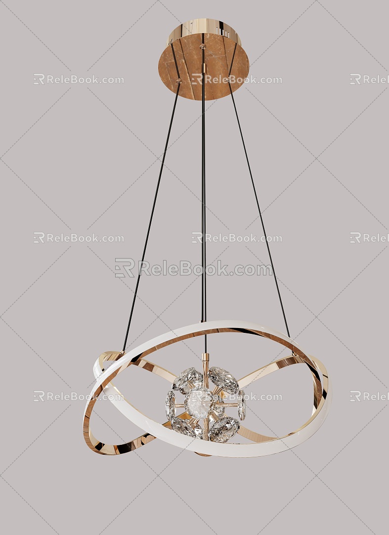 Shaped line crystal chandelier model