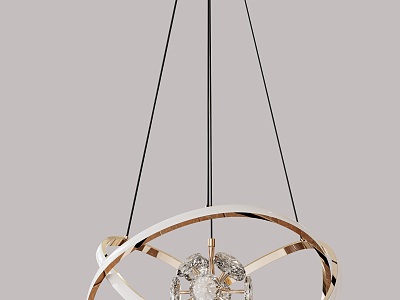 Shaped line crystal chandelier model