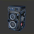 Yashica MAT 124G Twin Lens Reflex Camera With Vintage Black Body Design