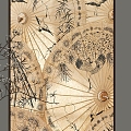 New Chinese Decorative Painting 3d model