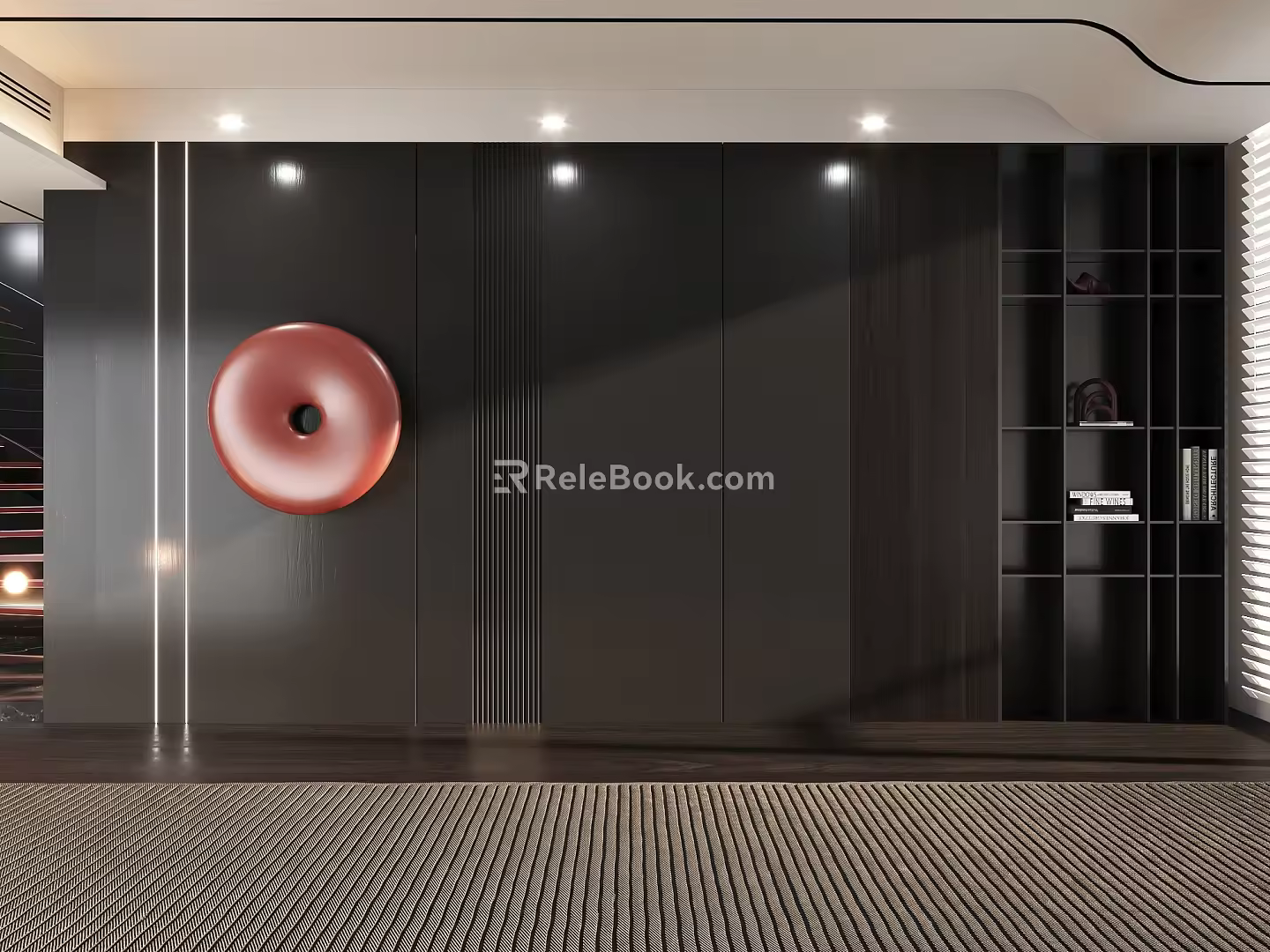 Sofa background wall 3d model