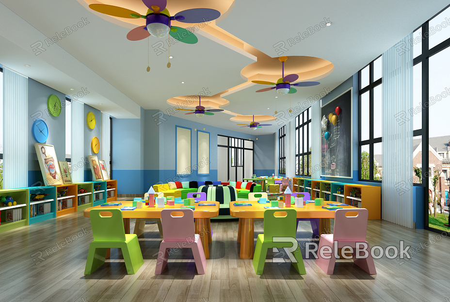 Modern Kindergarten Children's Paradise model