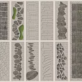 Various Natural Stone Stepping Stones Design Ideas For Garden Landscape Paths